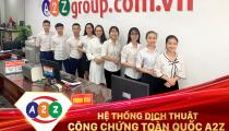 Công Ty Dịch Thuật Tiếng Đài Loan Tại A2Z Huyện Đông Hưng