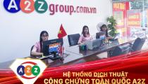 Dịch Thuật Công Chứng Tiếng Thái Lan Tại A2Z Huyện Đông Hưng – Kết Nối Đẳng Cấp Quốc Tế