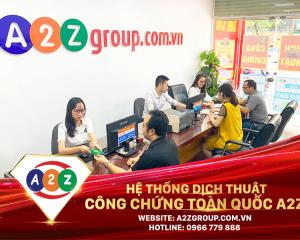 Dịch Thuật Công Chứng Tiếng Pháp Tại A2Z Huyện Thái Thụy – Nhanh Chóng, Chuẩn Xác, Hợp Pháp